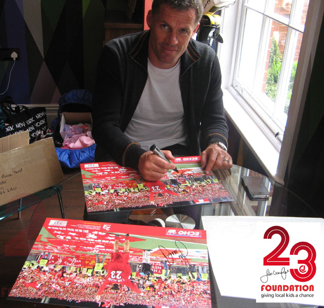Carra signing posters
