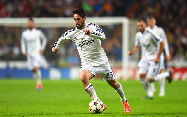 Spanish reports claim Liverpool will bid £31.2m for Isco in January
