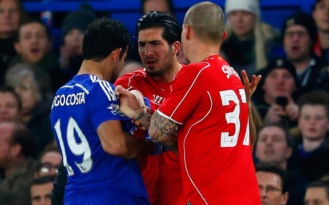 Emre Can hasn’t spoken with Chelsea’s Costa since stamp incident