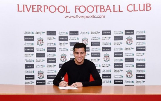 Philippe Coutinho Liverpool contract 2