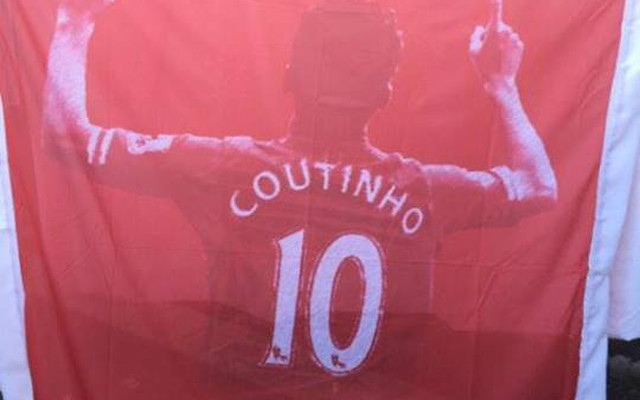 (Image) Coutinho’s new flag in the Kop unveiled – Brazilian magician shows delight on Instagram
