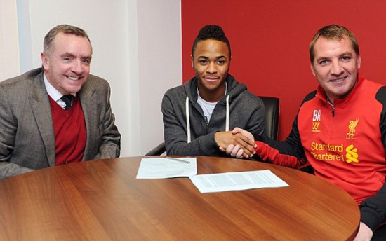 Raheem Sterling Liverpool contract