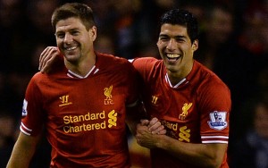 Steven Gerrard Luis Suarez