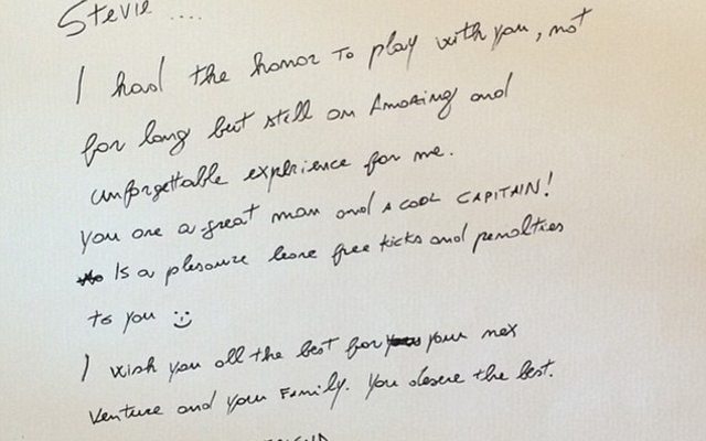 Mario Balotelli pens touching tribute letter to Steven Gerrard