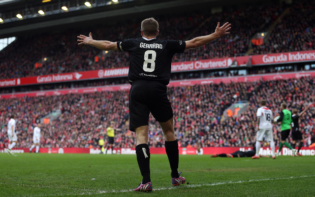Tickets for Steven Gerrard’s final Anfield game being sold for around £2,500