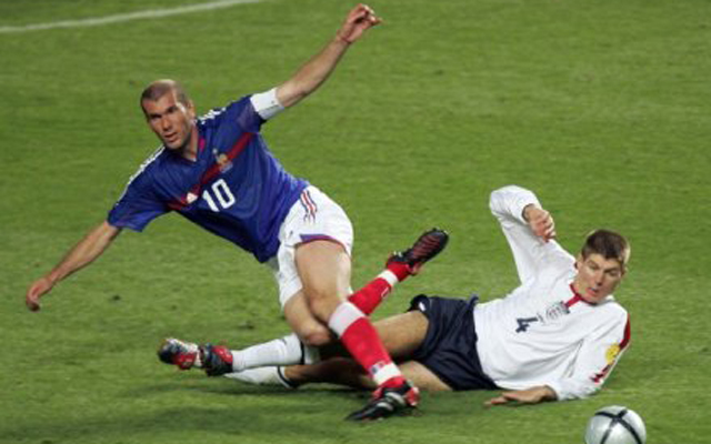 Zinedine Zidane, Steven Gerrard, France, England