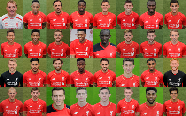 liverpool players jersey numbers