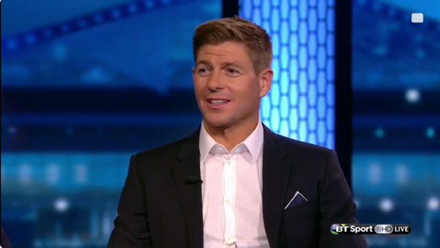(Video) Gerrard awkwardly responds to Lineker’s joke about Benitez…