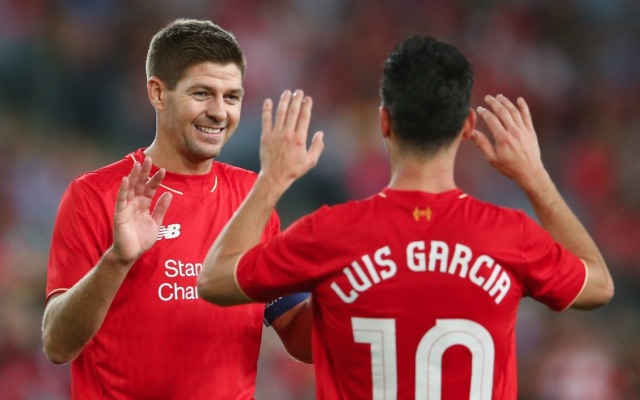 Steven Gerrard & Luis Garcia