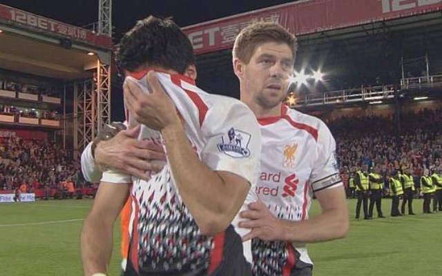 Luis Suarez crying