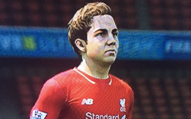 Mario Gotze in Liverpool shirt on FIFA