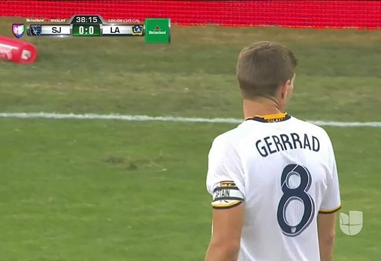 Steven Gerrard typo