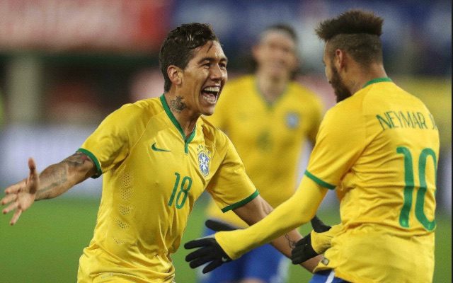 Neymar's Brazil return set to impact Firmino - Report