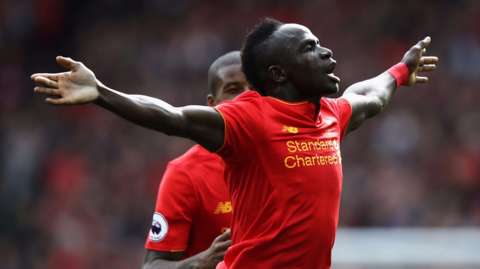 Sadio Mane downplays Liverpool performance, despite five goal rout