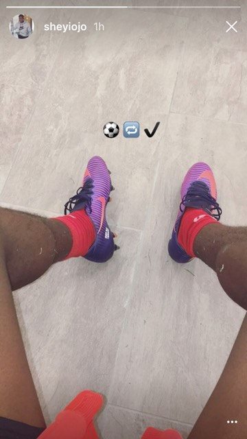 Sheyi Ojo hints at training return