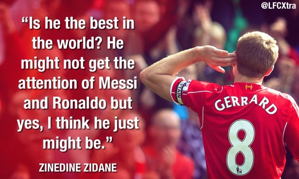  Steven Gerrard, Zinedine Zidane