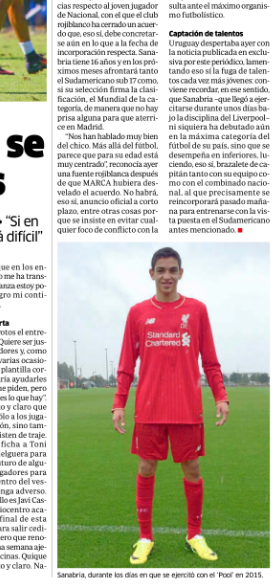 Marca - Juan Manuel Sanabria to Atletico Madrid