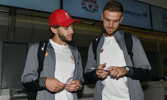 Hendo sends beautiful message to Lallana but winds him up about his shirt number