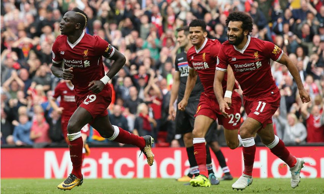 Sadio Mane, Mohamed Salah, Dominic Solanke