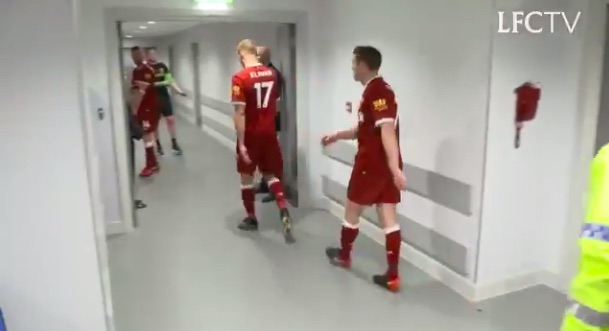 Watch Milner & Klopp furious in Anfield tunnel after Everton game