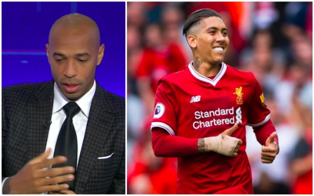 LFC fans love what Thierry Henry said about Bobby Firmino on MNF last night…
