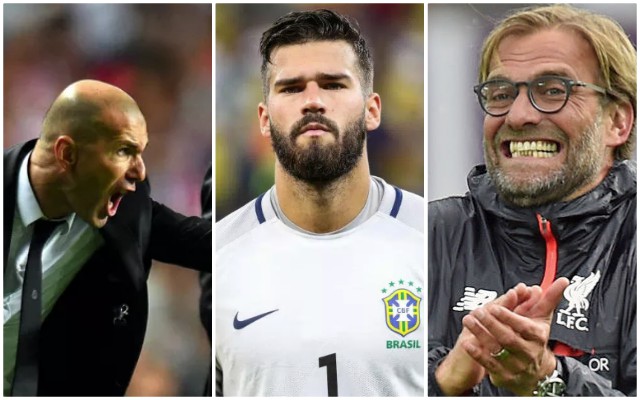 Zidane, Alisson, Klopp