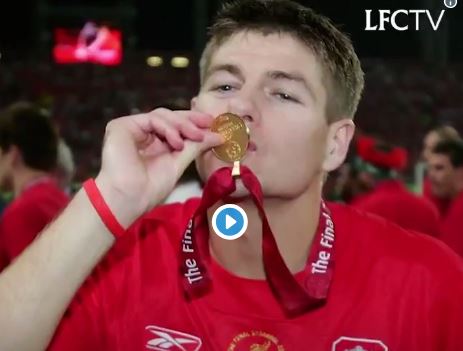 (Video) “They have an opportunity to change their lives”  – Gerrard rouses Liverpool’s players