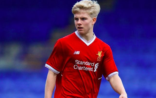 Talented youngster makes Liverpool comeback after four-month absence