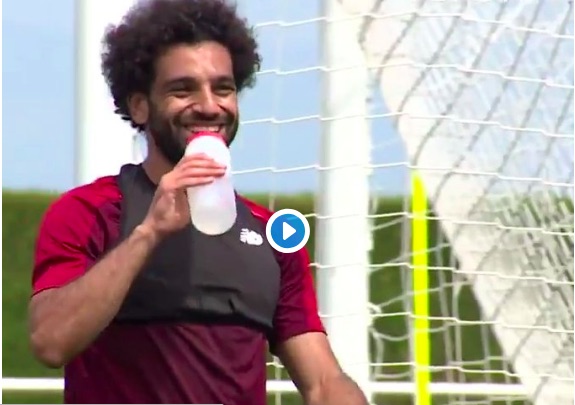 (Video) Salah gets ball off Alisson, beats four players & scores