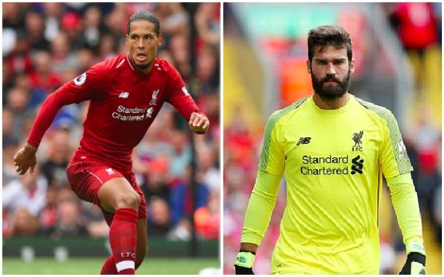 Van Dijk: How Alisson is helping me at the back...