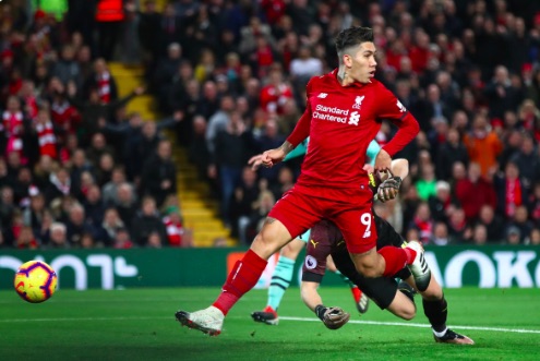Firmino breaks PL record with quick-brace v Arsenal