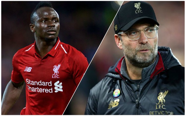 Reds – there’s some potentially good news on Sadio Mane