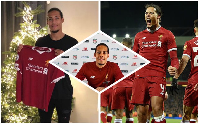Van Dijk glowingly reflects on his first 12 months with the Reds