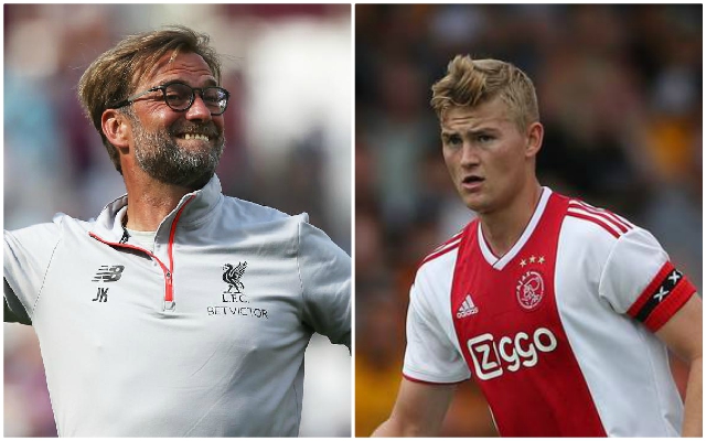 Matthijs De Ligt’s comments on his next club should be good news for LFC