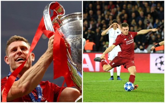 Milner makes LFC-Man City comparison after winning the Champions League