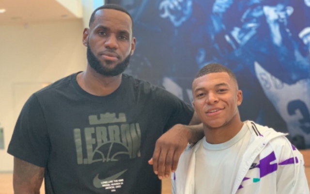(Images) Kylian Mbappe makes unusual profile switch with Liverpool part-owner LeBron James