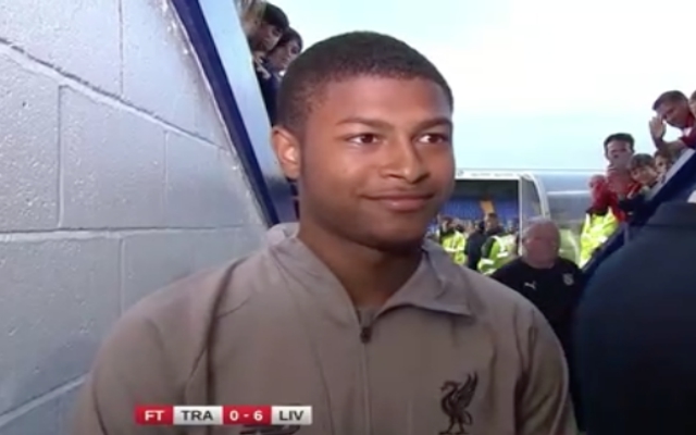 (Video) Brewster shines in Tranmere post-match as raucous Reds want to “talk about six”