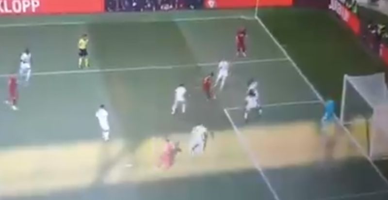 (Video) Firmino draws Liverpool level v. Lyon with venomous finish on weaker foot