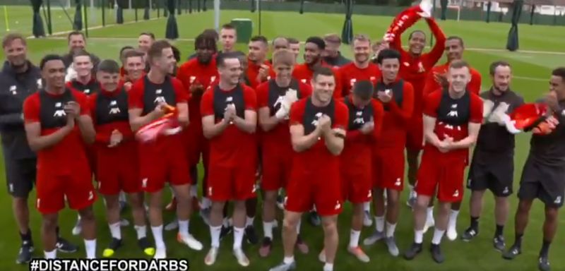 (Video) Liverpool squad take part in the #StephenDarbyBaby challenge after Milner nomination