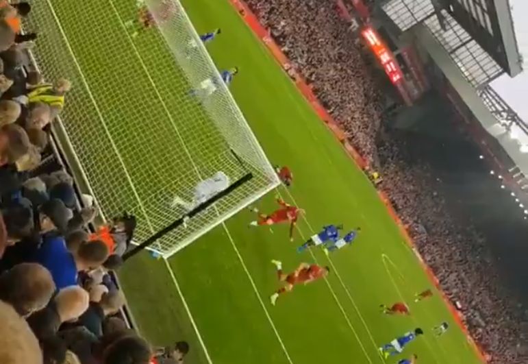 (Video) Mane falls to the floor in celebration after Milner winner