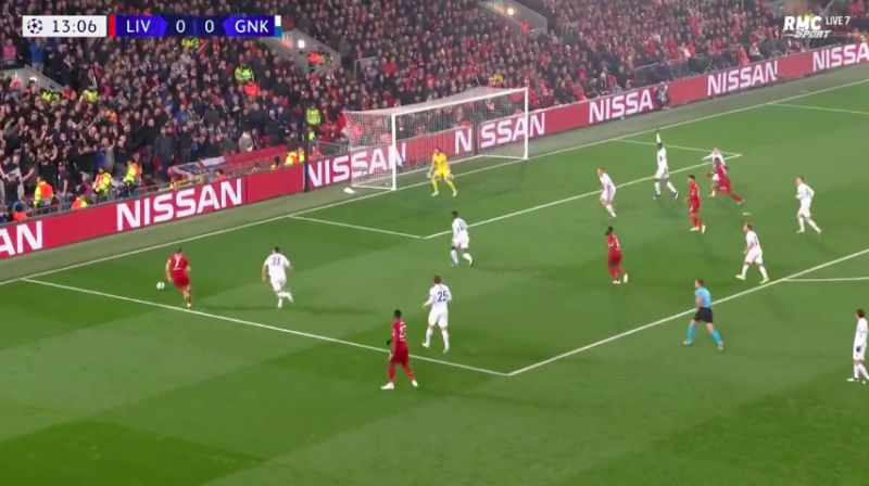 (Video) Gini Wijnaldum goal v Genk: Dutchman bags in CL into roof of net & doesn’t even celebrate