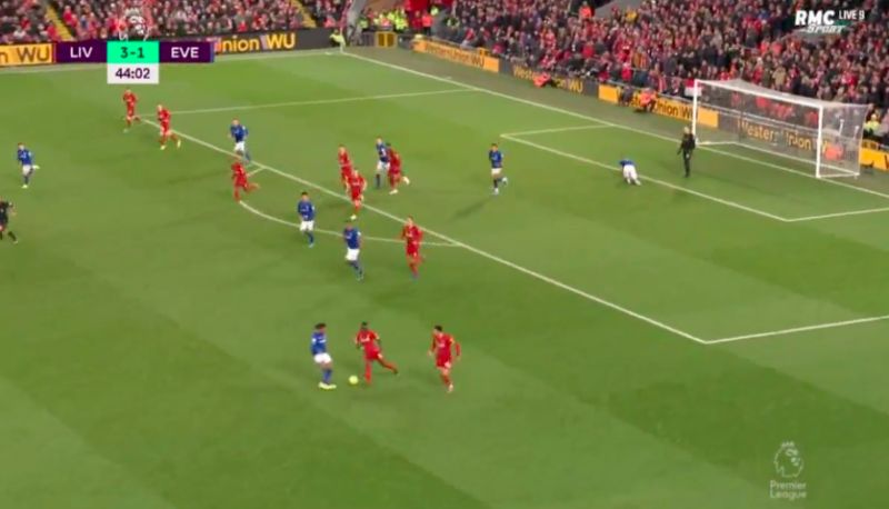(Video) Look what Mane does to Iwobi 90-yards from goal before he scores