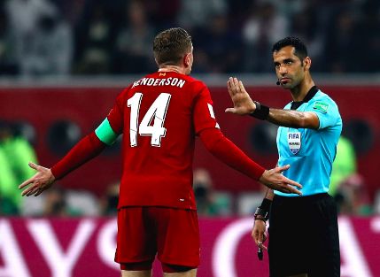 (Video) Ludicrously bad referee uses VAR to completely stitch Liverpool