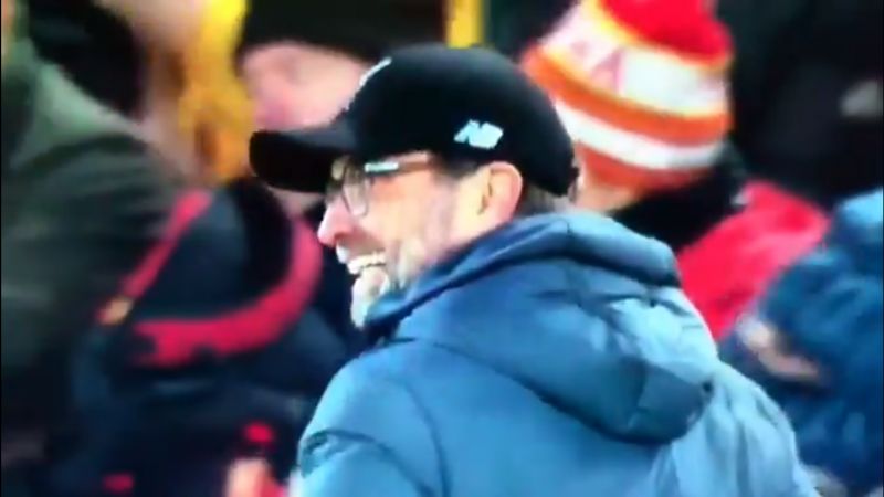 (Video) Klopp can only smile at downright weird Anthony Taylor performance