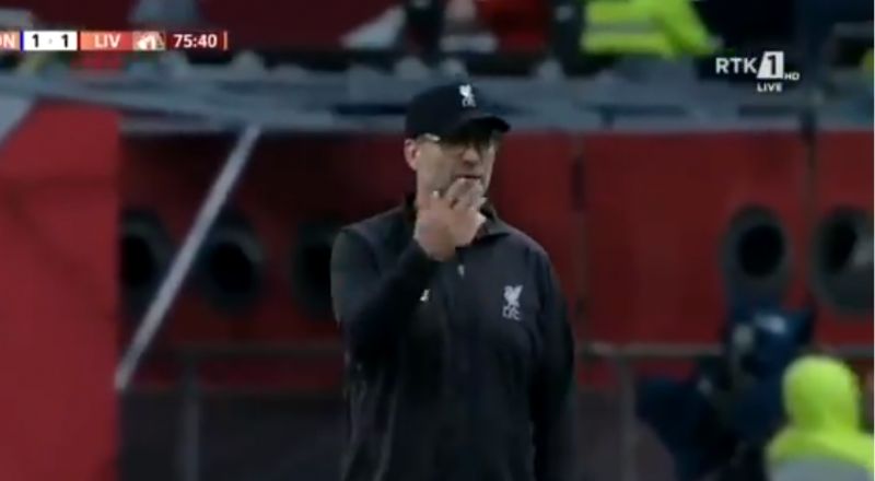(Video) Klopp looked ready to fight Monterrey boss after he tells ref to send Gomez off