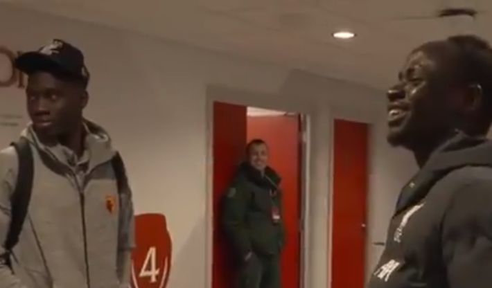 (Video) Classy Mane wishes Deeney a Merry Christmas & tells him to look after countryman Sarr