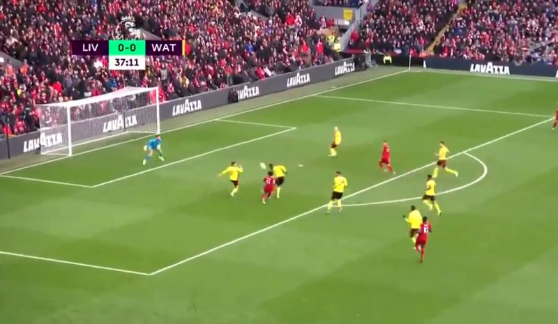 (Video) Salah channels inner Ribery with scrumptious goal on his weaker foot v. Watford
