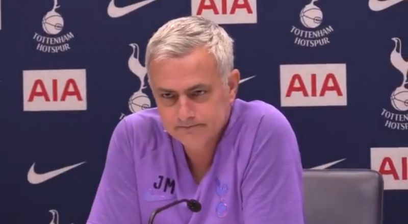 (Video) Mourinho says nobody believes Spurs can beat Liverpool – apart from two people