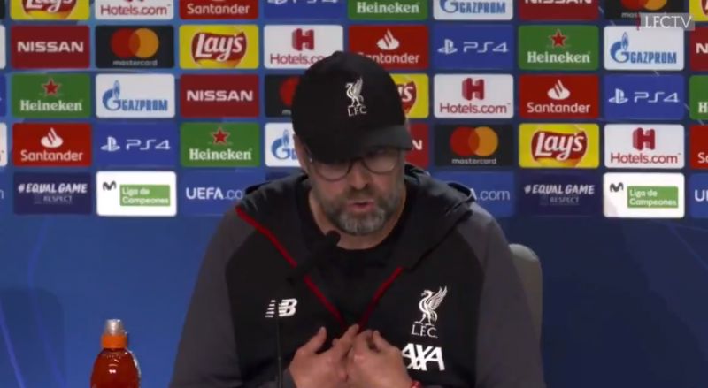 (Video) “I was afraid his opponent would go down if Sadio took a breath” – Klopp explains why Mane was taken off early