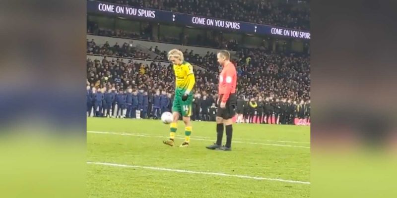 (Video) Reported LFC target Cantwell gets cocky with quality penalty v. Spurs
